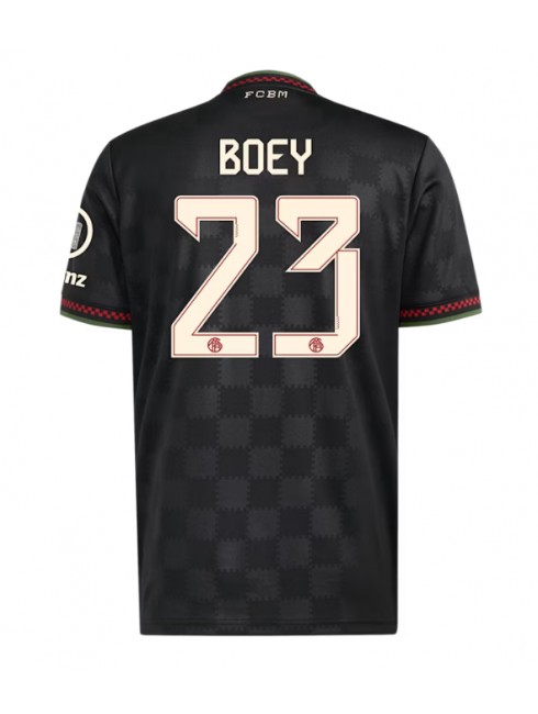 Bayern Munich Sacha Boey #23 Ausweichtrikot 2025-26 Kurzarm Bayern Munich Sacha Boey #23 Ausweichtrikot 2025-26 Kurzarm